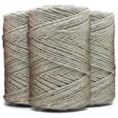 3 x Wurstbindfaden | a' 100g | Spule natur