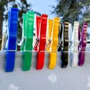 50 Wäscheklammern Kunststoff | Die extra Starke | Luran | wähle deine Farbe